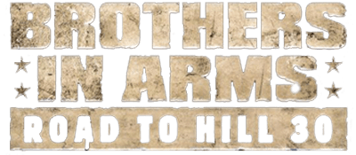 Brothers In Arms: Road To Hill 30 title screen for Wii